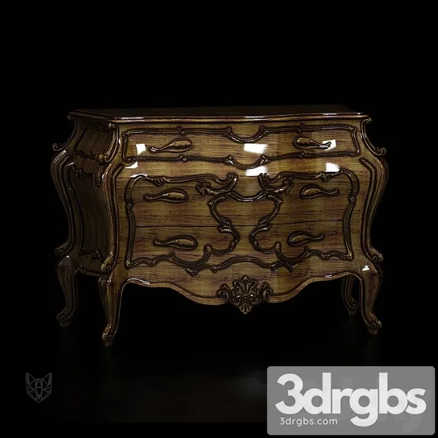 Chest of drawers 2 3D Model Free