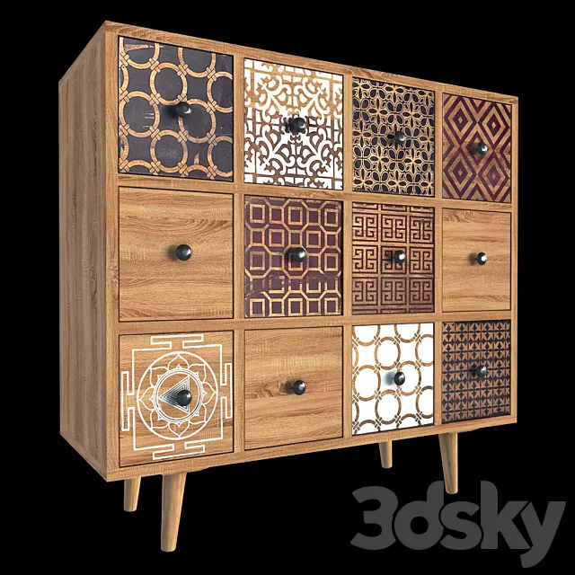 Chest of drawers 2 3DModel