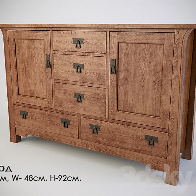 chest of drawers 3D Model