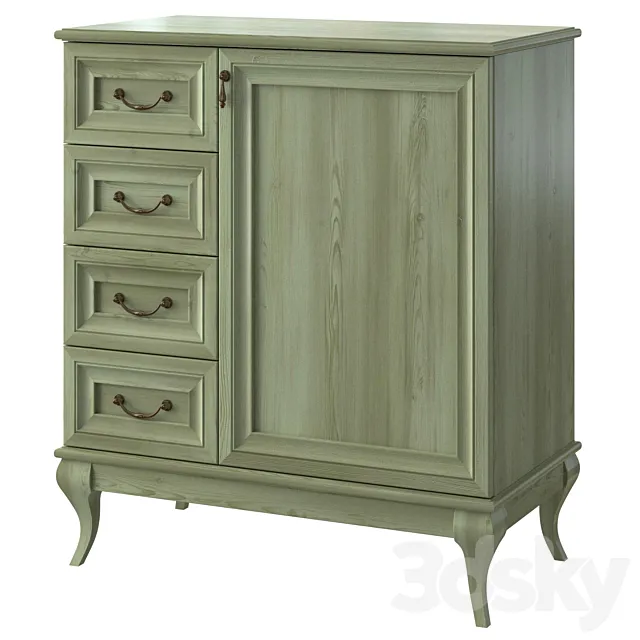 Chest of drawers 433 MK-64 3D Model
