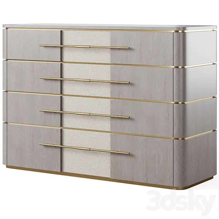 Chest of drawers AGRA by Frato 3D Model Free