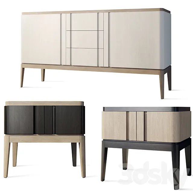 Chest of drawers and bedside table Icons Panormo Free Download