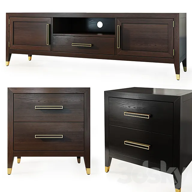 Chest of drawers and dresser Deco MiK. Tvstand. nightstand Free Download