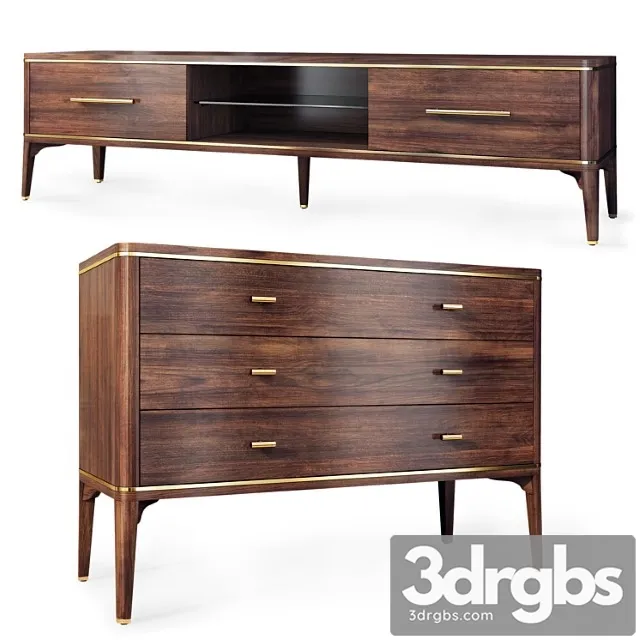 Chest of drawers and tv stand raum. dresser, tvstand by enza home