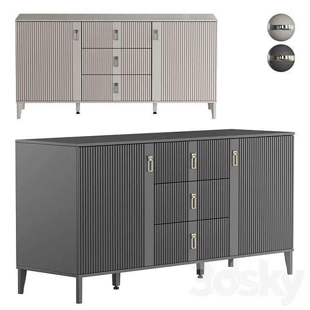 Chest of drawers APOLLO AL 515_F ALLEGRO 3D Model