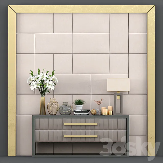 Chest of Drawers (Artdeco) 3DModel