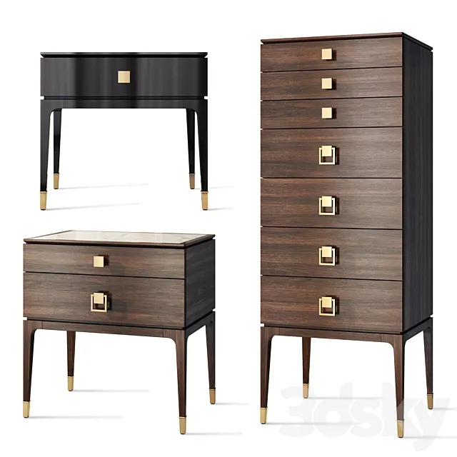 Chest of drawers bedside table Nara Galimberti Nino Free Download
