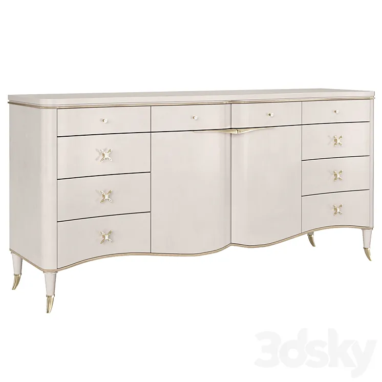 Chest of drawers Belle Of The Ball Caracole 3D Model Free