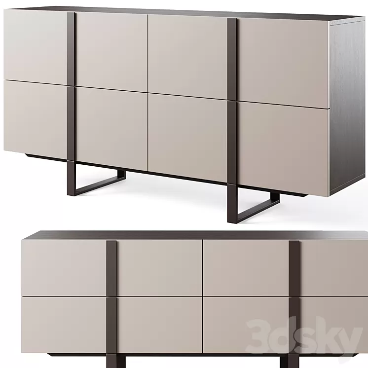 Chest of drawers Brecol by Cosmo 3D Model Free