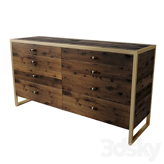 Chest of drawers Caracole Modern Artisans Dresser 3DModel