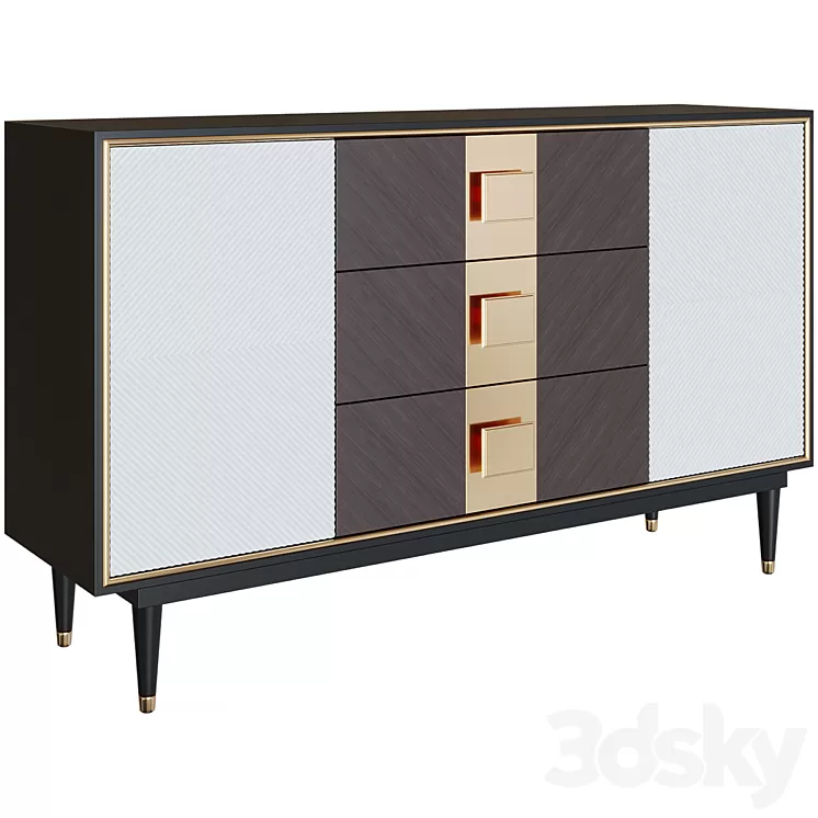 Chest of drawers Chapin Sideboard 3D Model Free