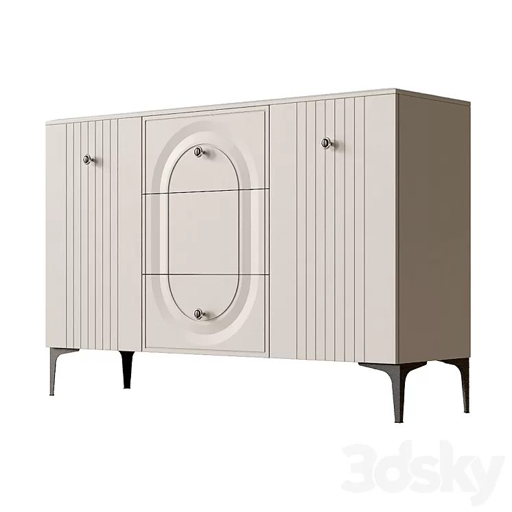 Chest of drawers Constance 3D Model