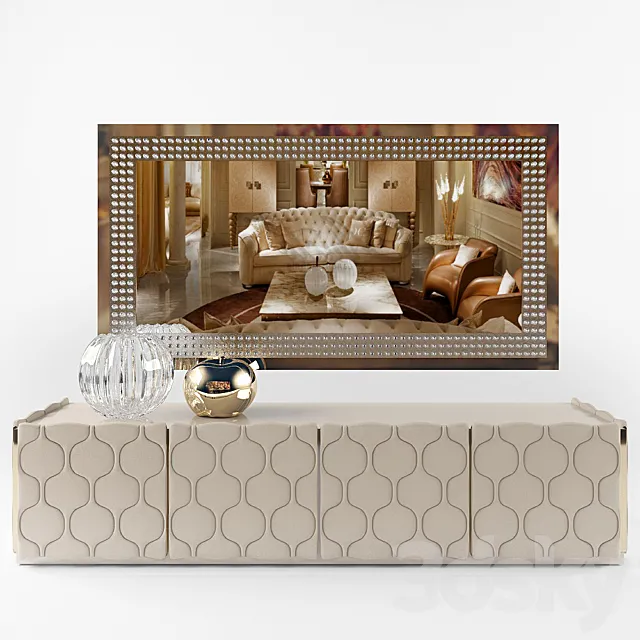 Chest of drawers Cornelio Cappellini 3DModel