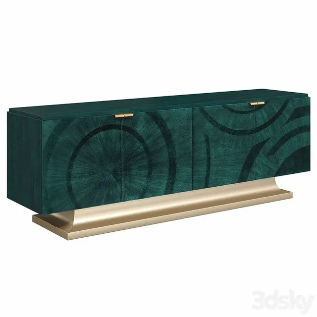 Chest of drawers Deja Blue Caracole 3D Model