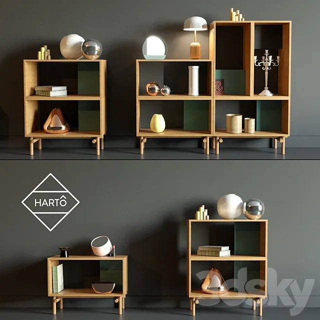 Chest of drawers EDGAR SHELF HARTO 3D Model