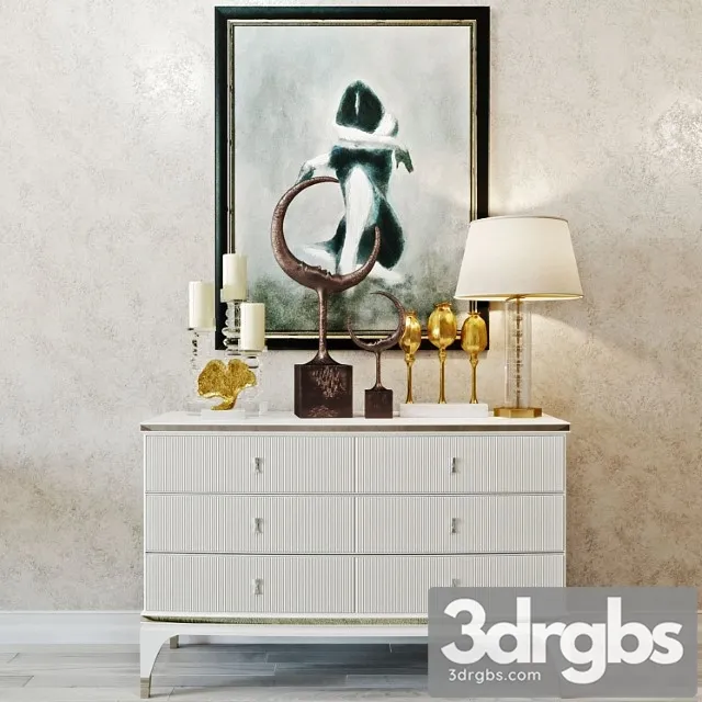 Chest of drawers fratelli barri rimini 2 3D Model Free