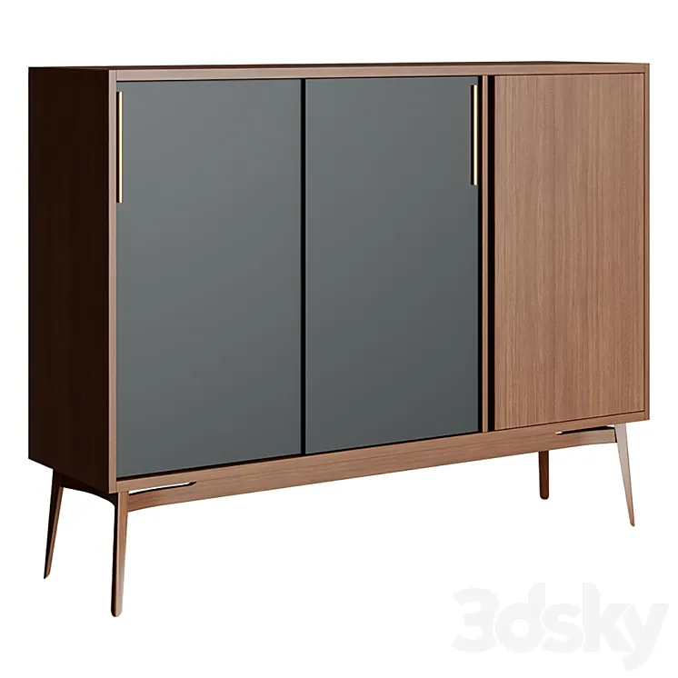 Chest of drawers FU3 3D Model Free