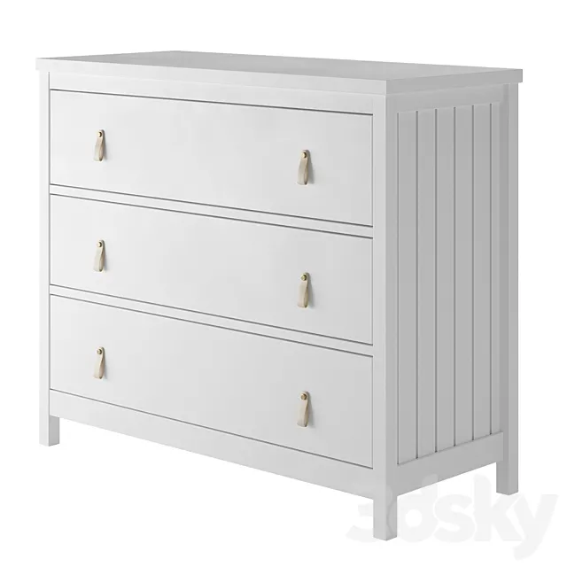 Chest of drawers Inmyroom Wood 3D Model