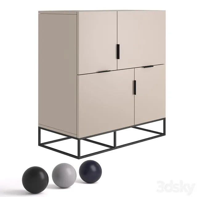 Chest of drawers Loft Pure 3D Model