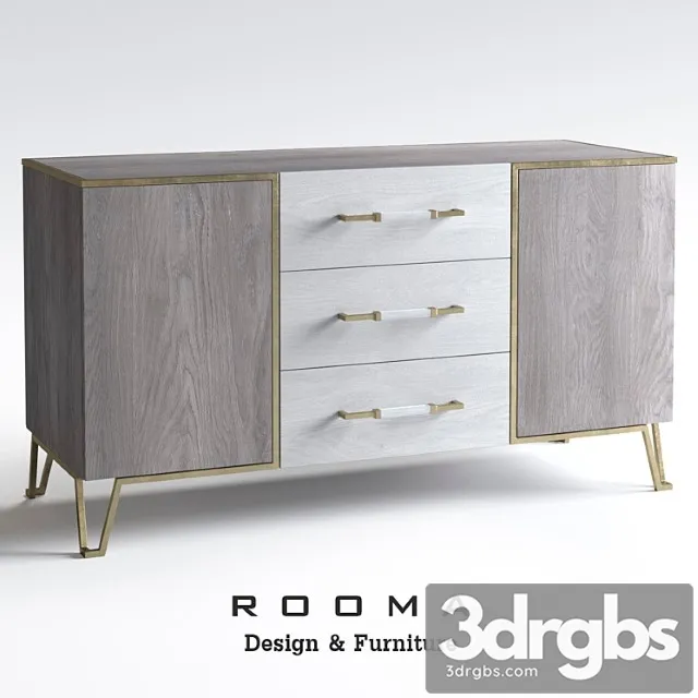 Chest of drawers Mila Rooma Design 3D Model Free