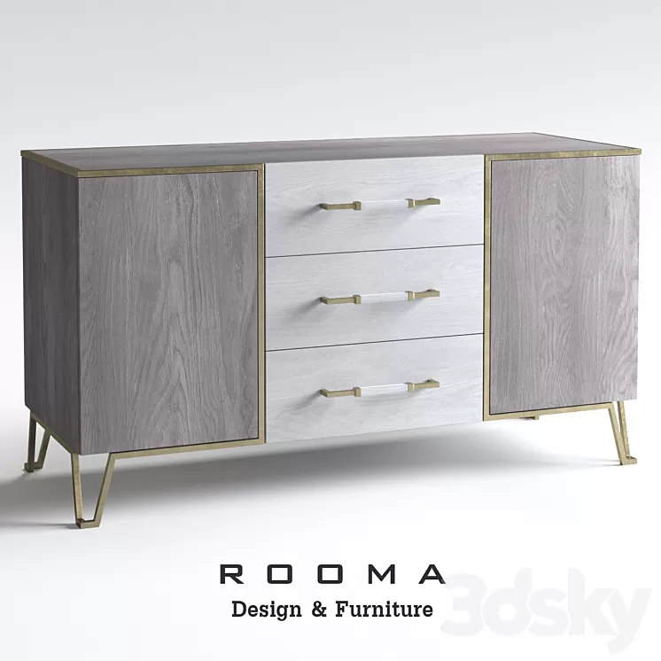 Chest of drawers Mila Rooma Design 3D Model