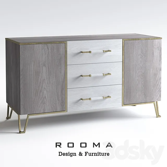 Chest of drawers Mila Rooma Design 3DModel