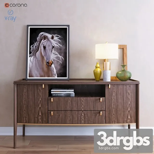 Chest of drawers - new classic dantone home 2 3D Model Free