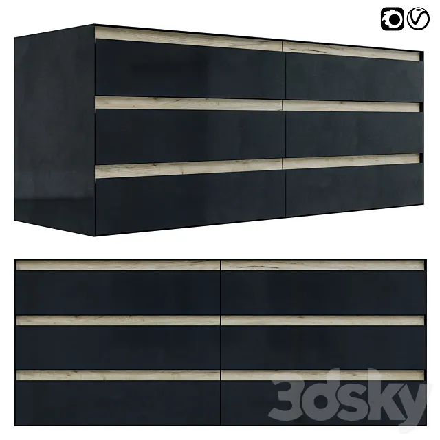 Chest of drawers NS2 03 take&live 3DModel