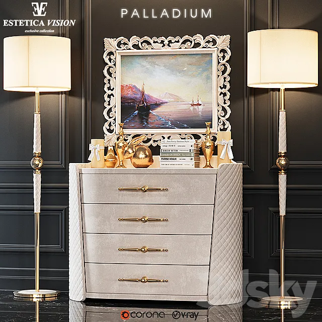 Chest of drawers Palladium 3DModel