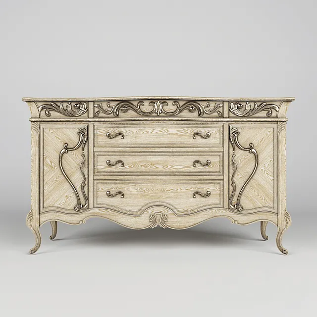 Chest of drawers Platine de Royale Champagne 09007-201 3D Model