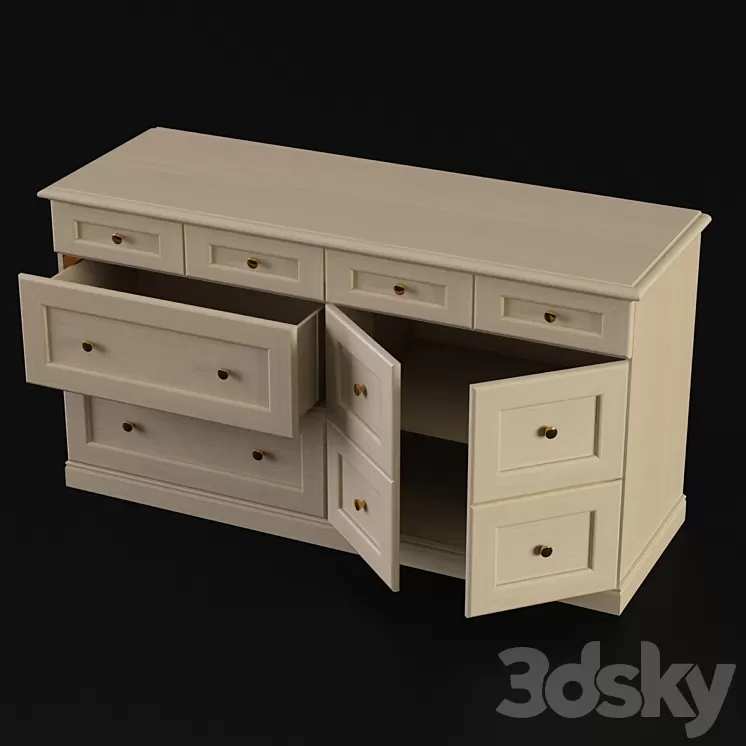 Chest of drawers. Sameba 3D Model