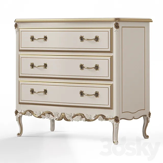 Chest of drawers Savio Firmino 1920 3D Model
