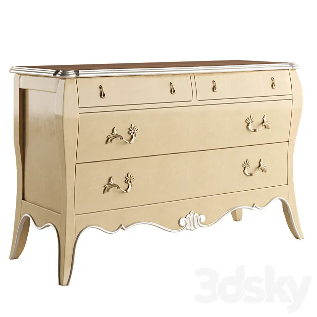 Chest of drawers Stella del Mobile Como 3D Model