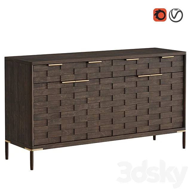 Chest of drawers Textures 3D Model
