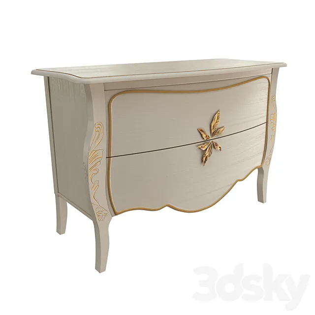 Chest of drawers Trio 3D Model