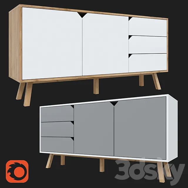 Chest of drawers Vivaldi Tokio 3DModel