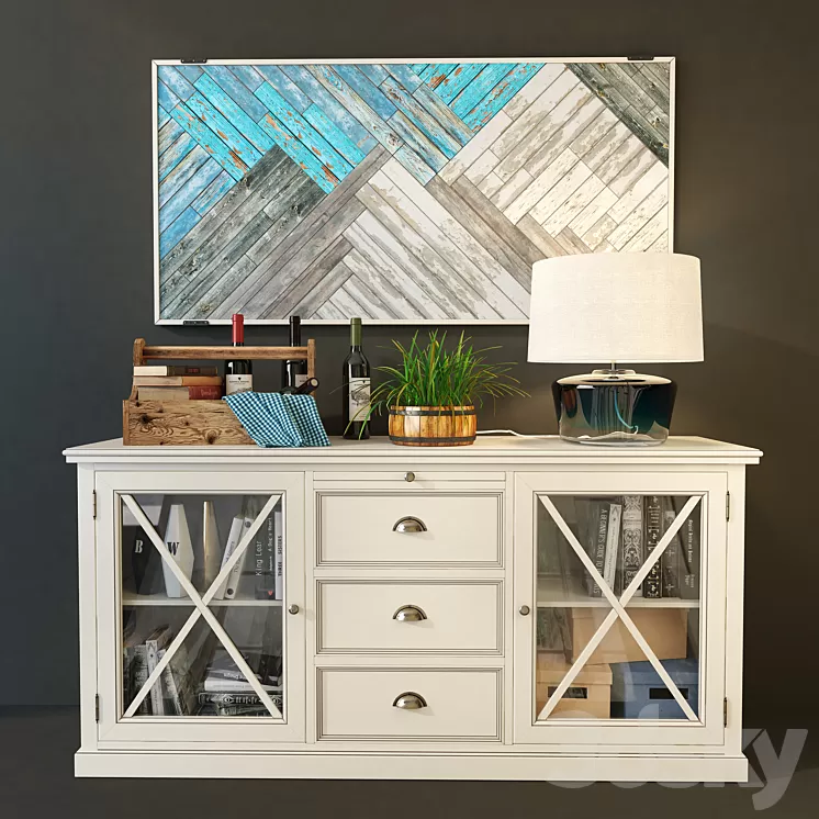 "Chest ""Palermo"". Whatnot" 3D Model