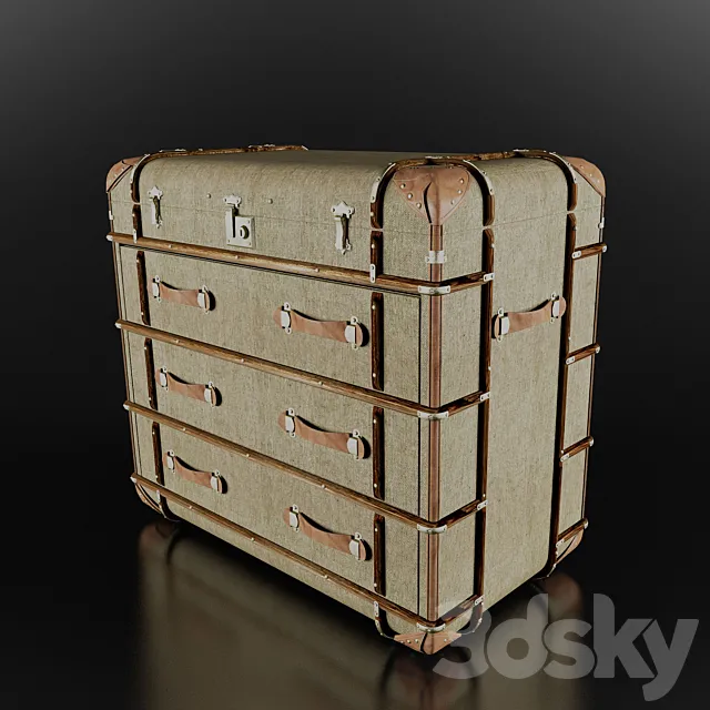 chest Restoration Hardware 3D Model