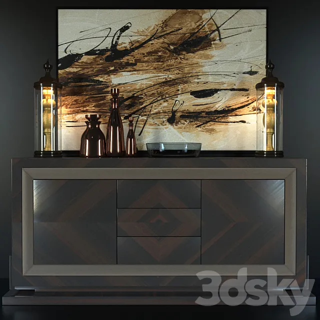 Chest Smania Olimpia 3D Model