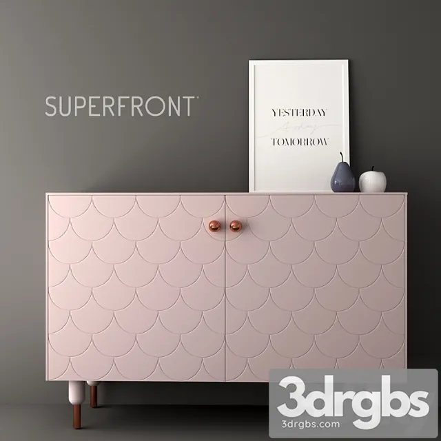 Chest superfront big fish (vray + corona) 2 3D Model Free