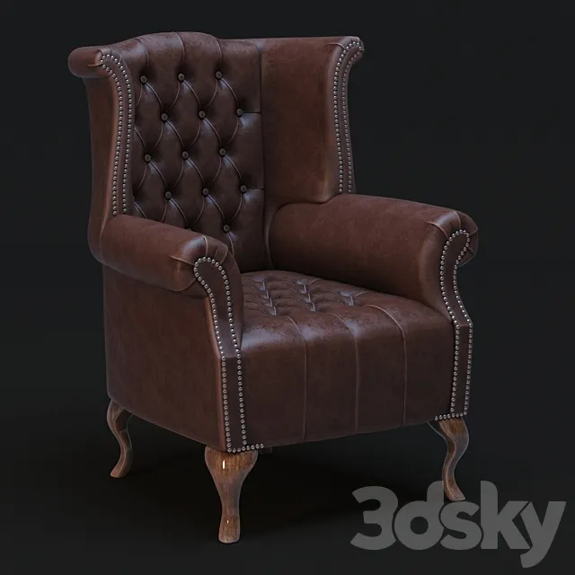 Chesterfield Queen Anne 3D Model