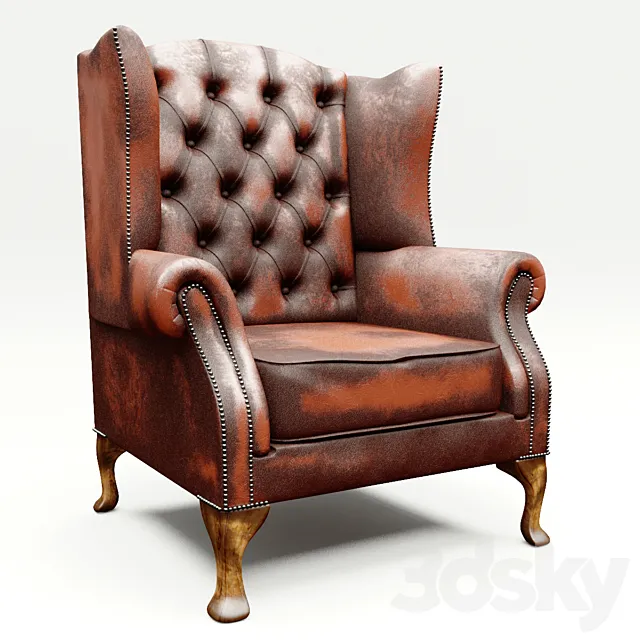 chesterfield Queen Anne 3DModel