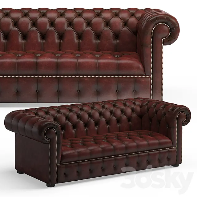 Chesterfield sofa 3D Model