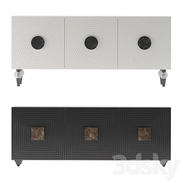 Chests Ambicioni Bobbio & Trento 3DModel