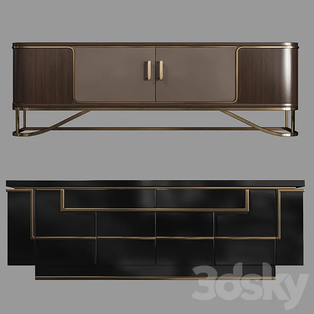 Chests of art deco 02 3DModel