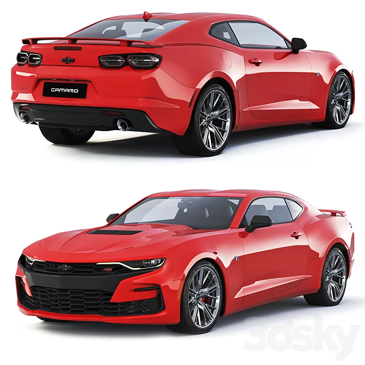 Chevrolet Camaro RS 2019 3D Model Free