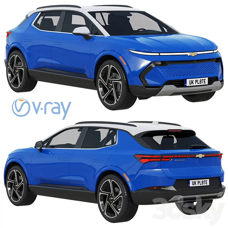 Chevrolet Equinox EV 2024 3D Model Free