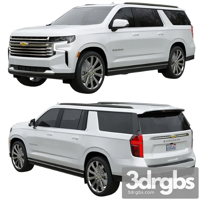 Chevrolet Suburban 2021 3D Model Download