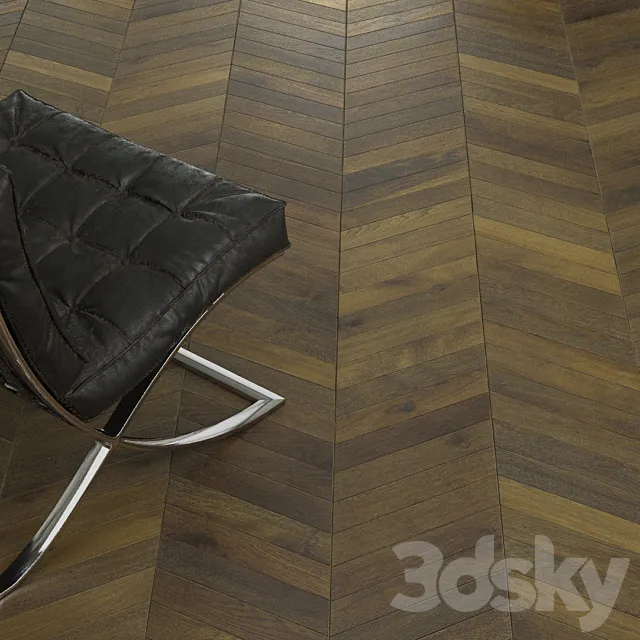 Chevron Dark Brown 3DModel