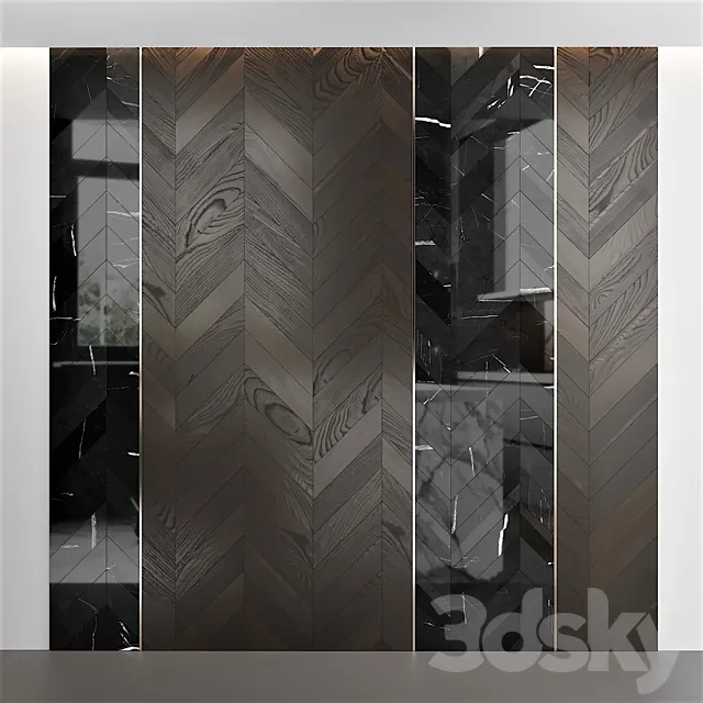 Chevron Sliced 3 3D Model